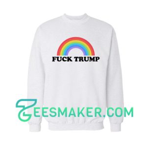 Fuck Trump Slim Sweatshirt