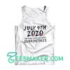 American Flag Quarantined 2020 Tank Top Independence Day