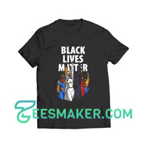 Dark Superheroes T-Shirt Black Lives Matter Size S - 3XL