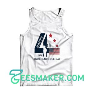 Happy 4th July Independence Day Tank Top American Day Size S - 2XL