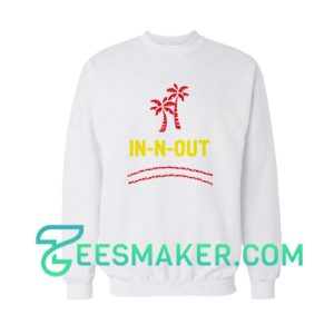 In N Out Palm Trees Sweatshirt
