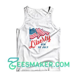 Liberty 4th July Independence Day Tank Top American Day Size S - 2XL