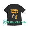 Meow Star Wars Cat Lovers T-Shirt Disneyland Size S - 3XL