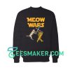 Meow Wars Star Wars Cat Lovers Sweatshirt Disneyland Size S - 3XL