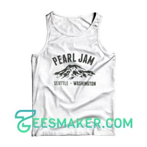 Pearl Jam Seattle Washington Tank Top American Rock Size S - 2XL