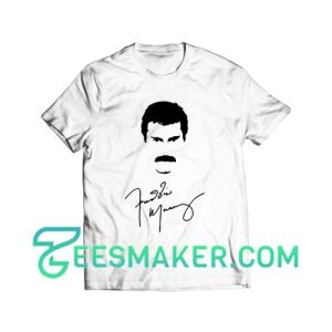 Freddie Mercury Cheap T-Shirt Bohemian Rhapsody Signature