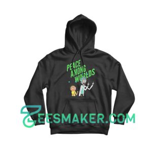 Peace Among Worlds Rick And Morty Hoodie Cartoon Network