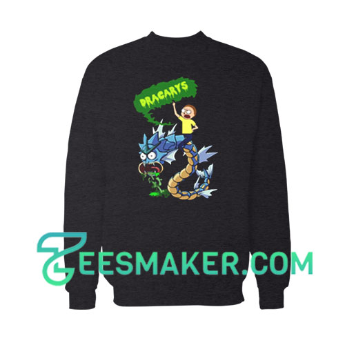 Rick And Morty Dracarys Sweatshirt Cartoon Network Size S - 3XL
