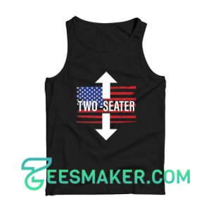 Trump Rally Two Seater Tank Top Political Size S - 2XL