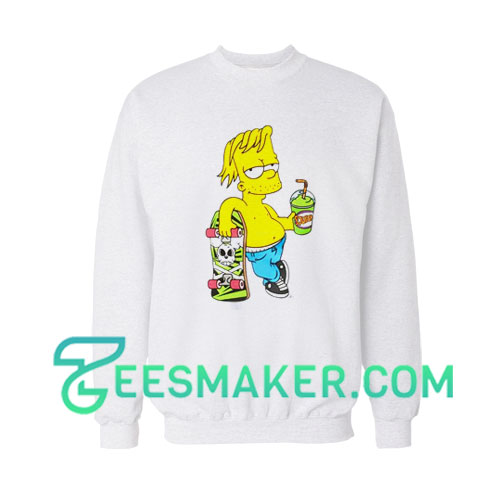 Chillin Simpsons Sweatshirt For Unisex