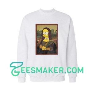 Monalisa Simpson Sweatshirt For Unisex