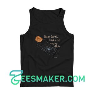 Pluto Forever Alone Tank Top Men's Softstyle Tank Top Unisex