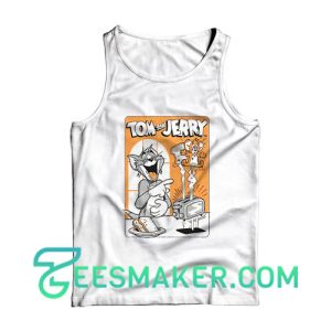 Tom And Jerry Toast Tank Top Men's Softstyle Tank Top Unisex