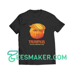 Funny Trump Halloween Trumpkin T-Shirt For Unisex