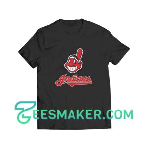 Cleveland-Indians- T Shirt-Black