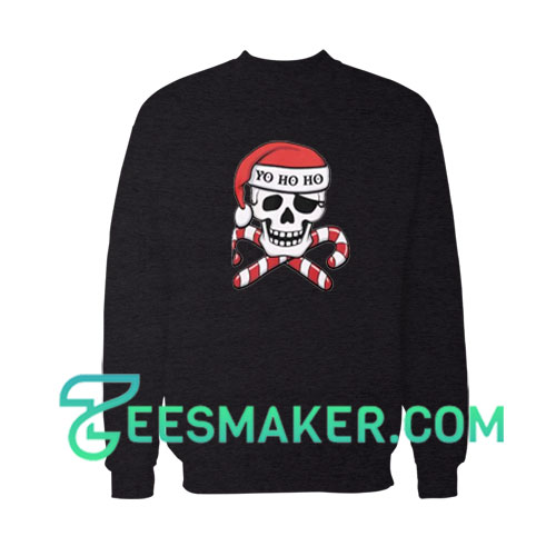 Christmas-Pirate-Sweatshirt-Black