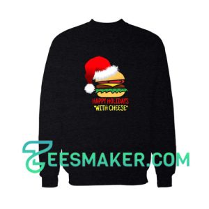 Holidays-With-Cheese-Sweatshirt-Black